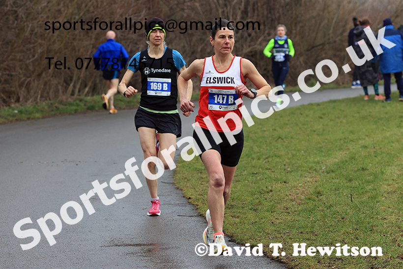 Senior Women and Over-35s Women 2025 NECAA Royal Signals Road Relays Champs.,  Hetton Lyons Country Park, Hetton le Hole, County Durham. Photo: David T. Hewitson/Sports for All Pics